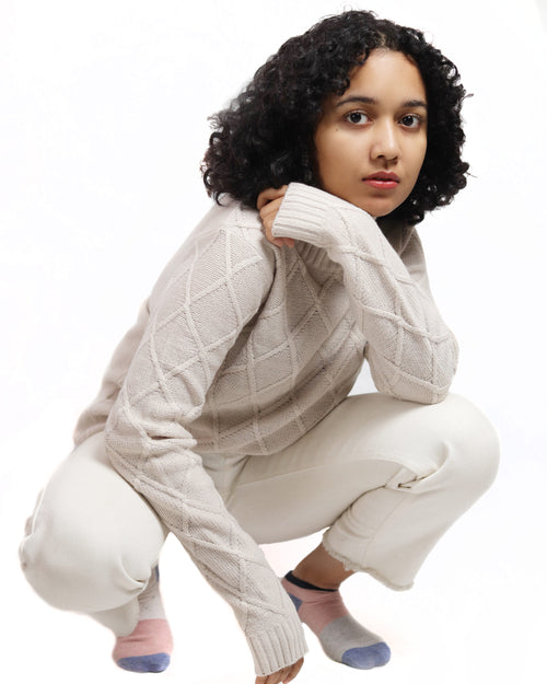 Hume | Cream Turtleneck