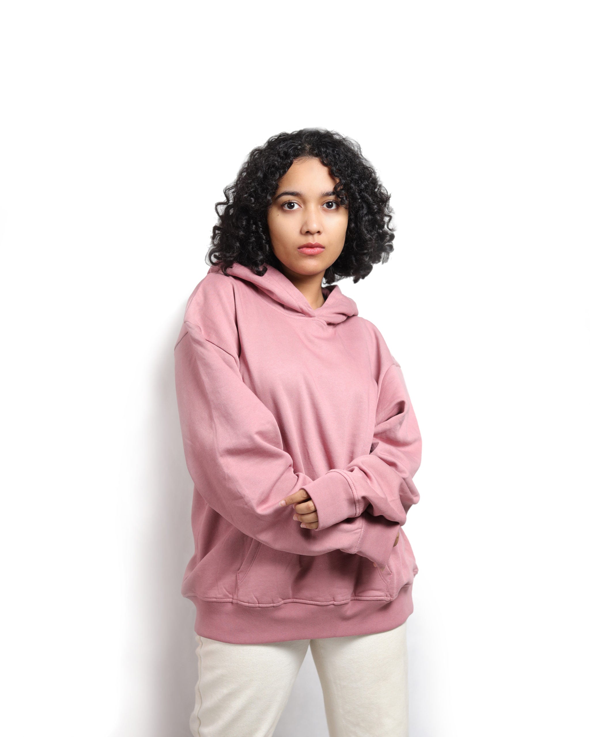 Astell | Mute Pink Oversized Hoodie
