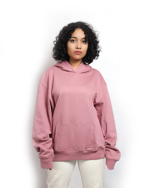 Astell | Mute Pink Oversized Hoodie