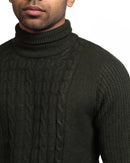 Foucault | Olive Turtleneck