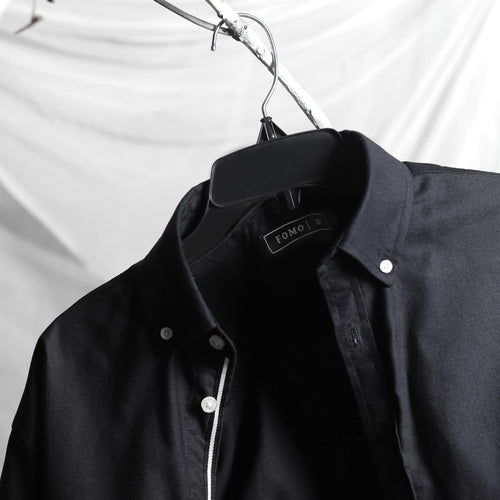 Charcoal Oxford | Black Shirt