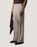 Ivory | Off-White Wide-Leg Trouser