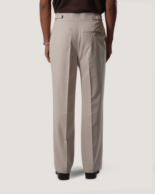 Ivory | Off-White Wide-Leg Trouser