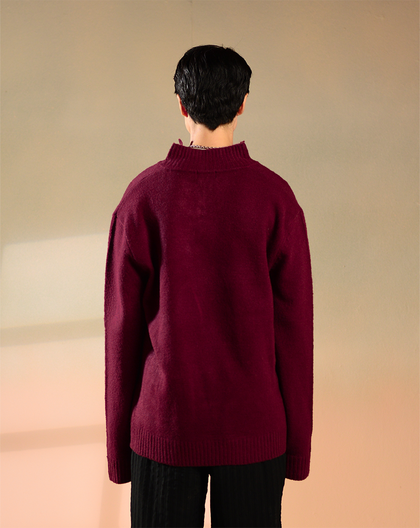 Jules | Crimson Sweater