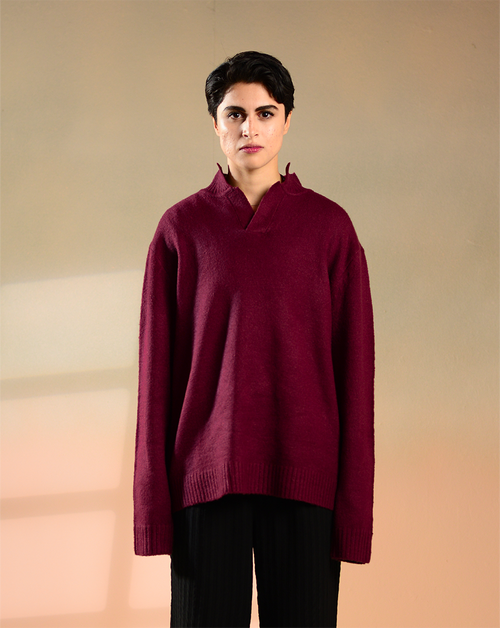 Jules | Crimson Sweater