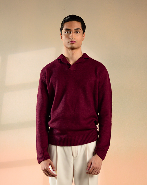 Jules | Crimson Sweater