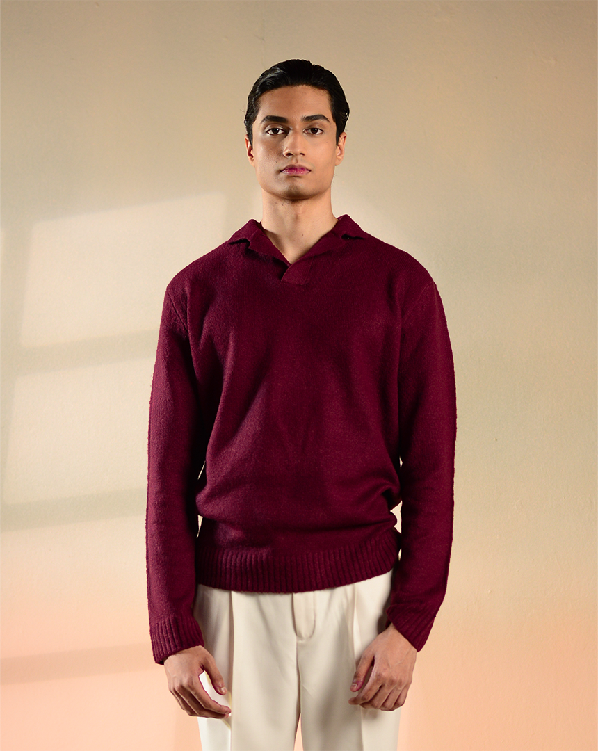 Jules | Crimson Sweater