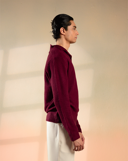 Jules | Crimson Sweater