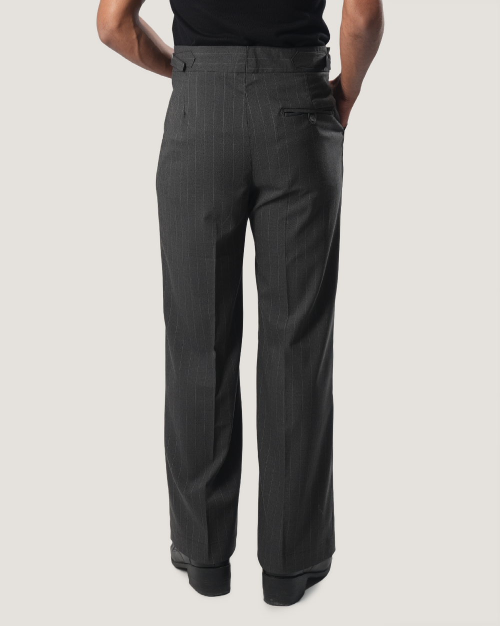 Line | Grey Pinstripe Trouser