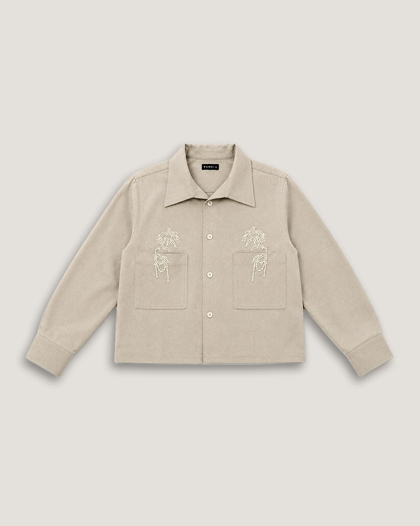 MERCER | Stone Embroidered Overshirt