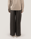 MARLOWE | Charcoal Pinstripe Formal Trouser
