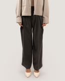 MARLOWE | Charcoal Pinstripe Formal Trouser