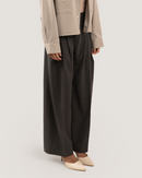 MARLOWE | Charcoal Pinstripe Formal Trouser