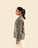 Masahru | Grey Full Sleeve Shirt