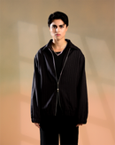 Mason | Charcoal Pinstripe Shacket