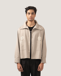 MERCER | Stone Embroidered Overshirt
