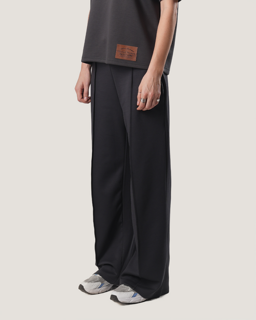 Contour | Grey Bootcut Scuba Track Pant