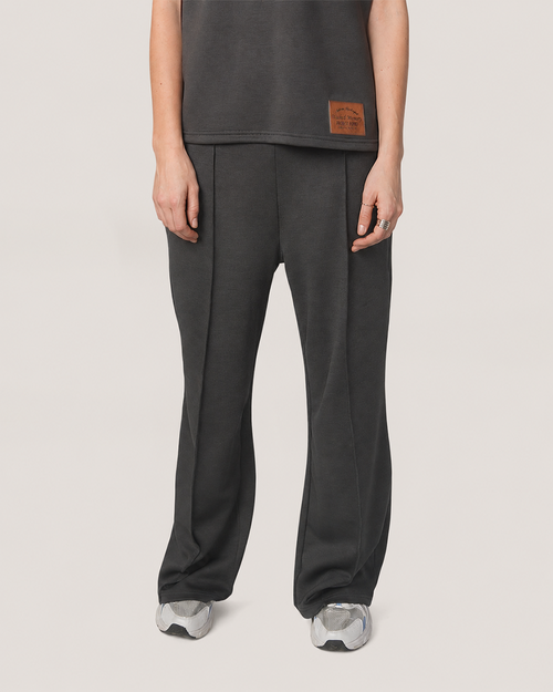 Contour | Grey Bootcut Scuba Track Pant