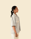 Pompei | Powder Blue Half Sleeve Shirt