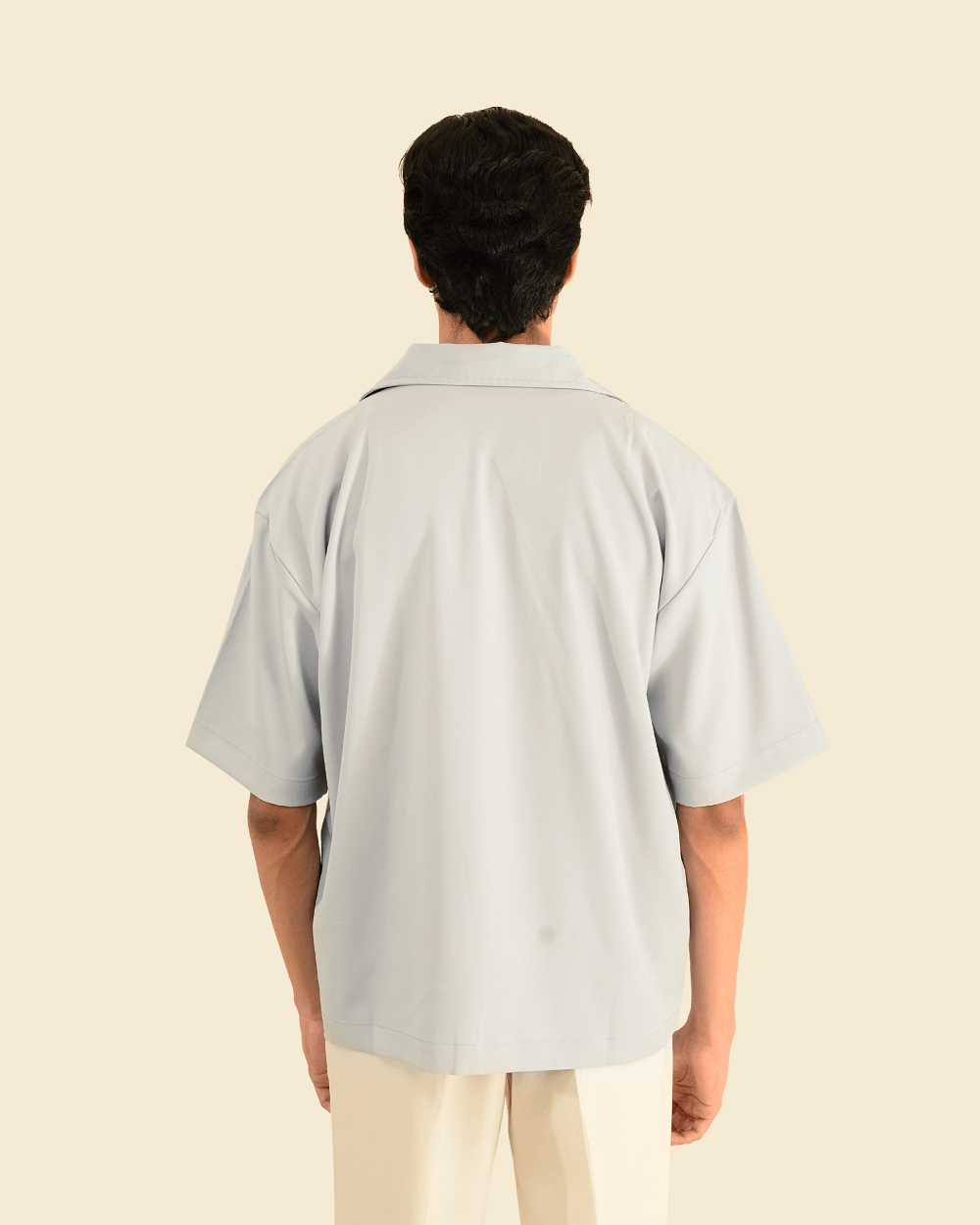 Pompei | Powder Blue Half Sleeve Shirt