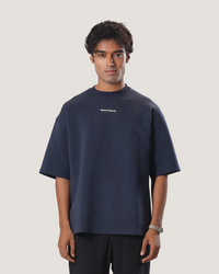 Rook | Navy Boxy Scuba Tee