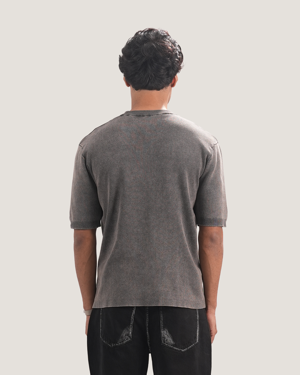 Sable | Ash Wash Knit Tee