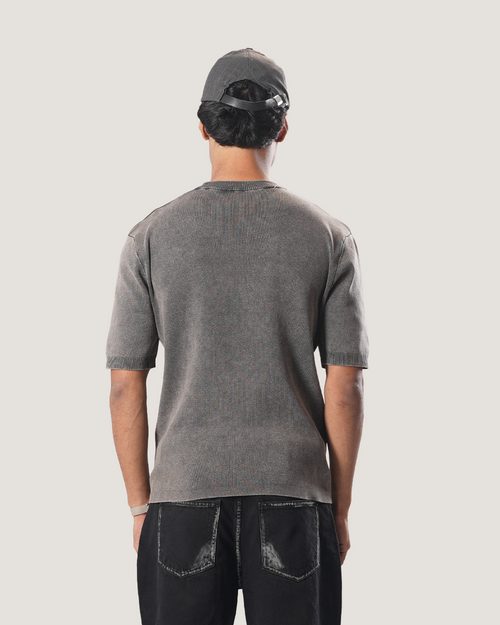 Sable | Ash Wash Knit Tee