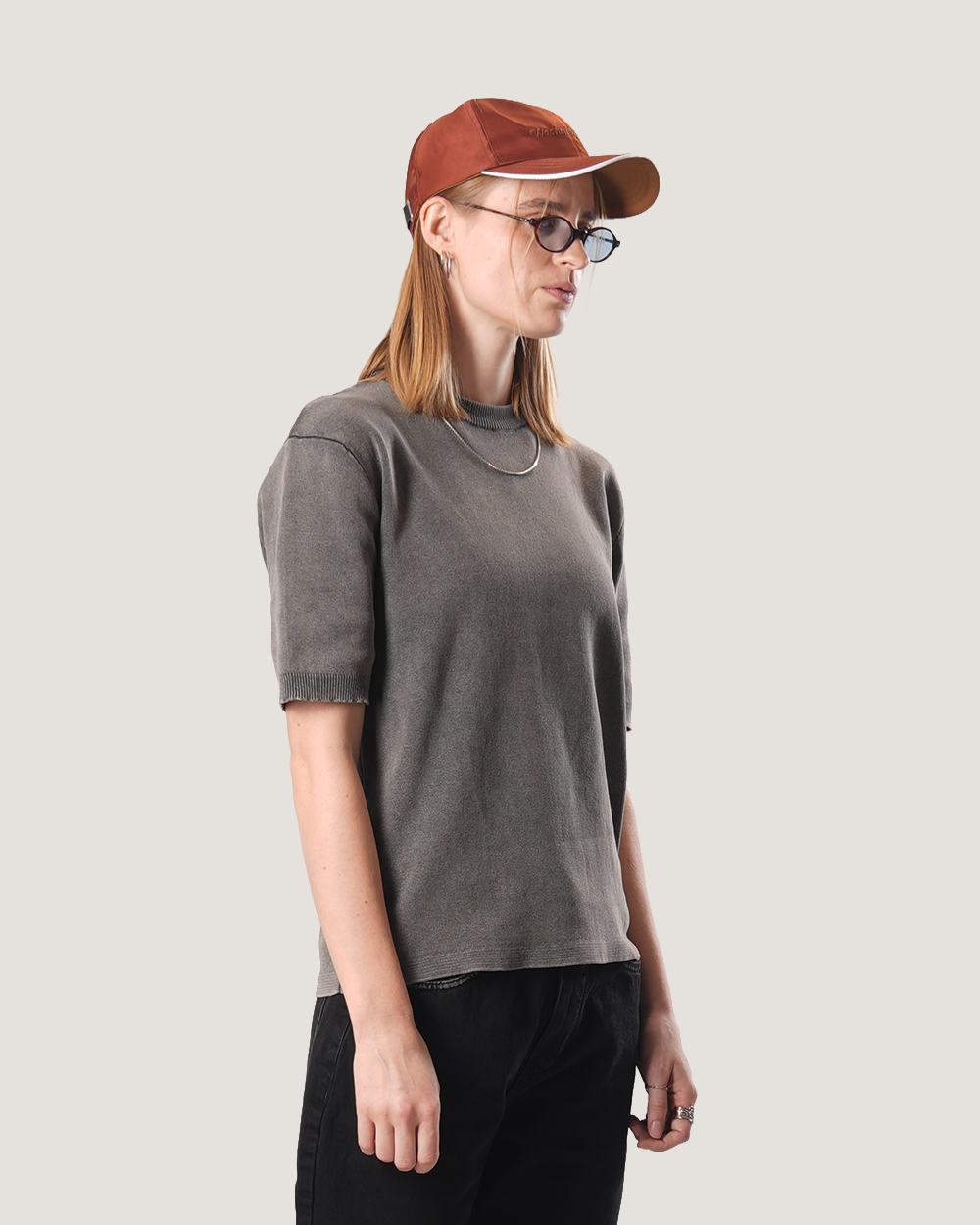 Sable | Ash Wash Knit Tee