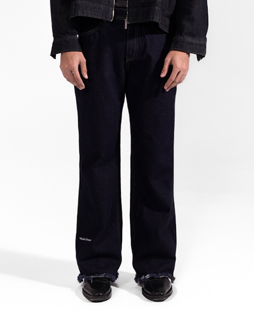 Seam Echo | Indigo Wide Leg Denim Pant