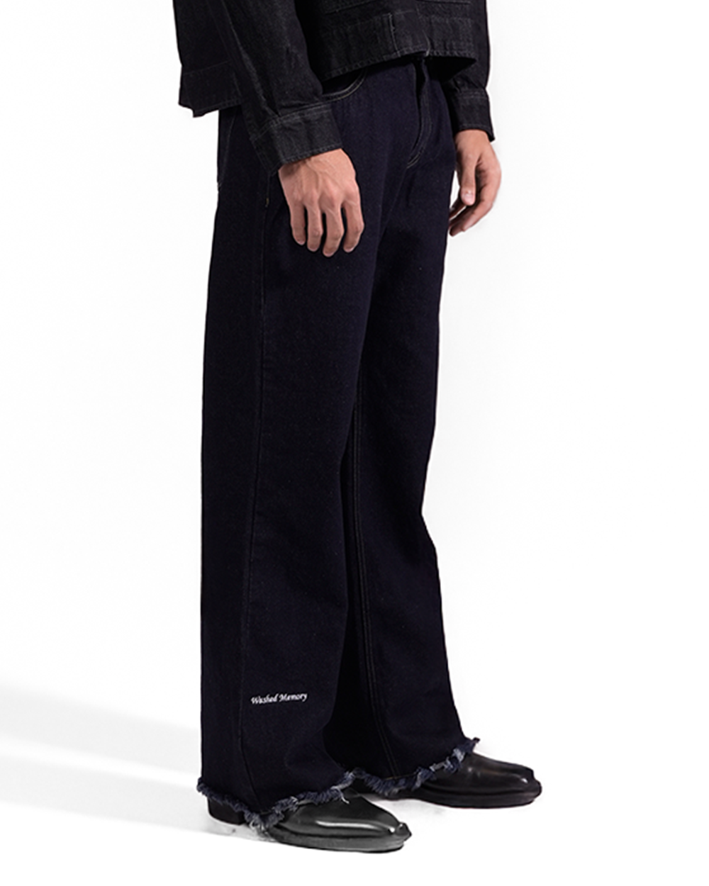 Seam Echo | Indigo Wide Leg Denim Pant