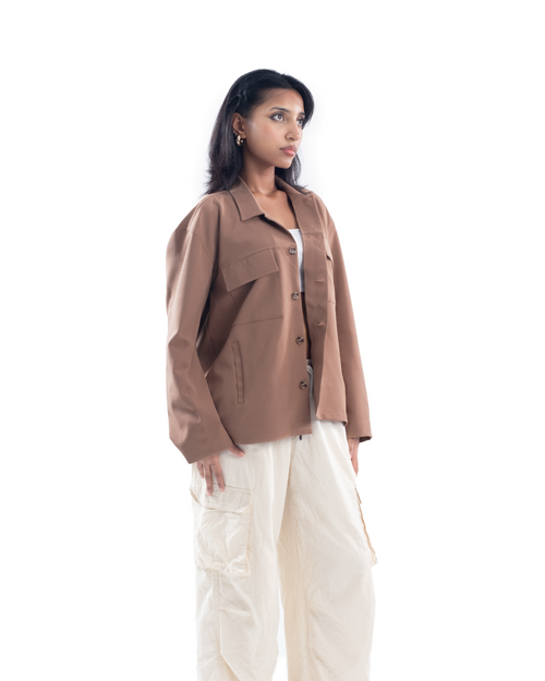 Sonar | Beige Overshirt