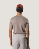 Veil | Beige Knit Tee