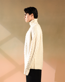 Yuri | Sandstone High Neck Sweater