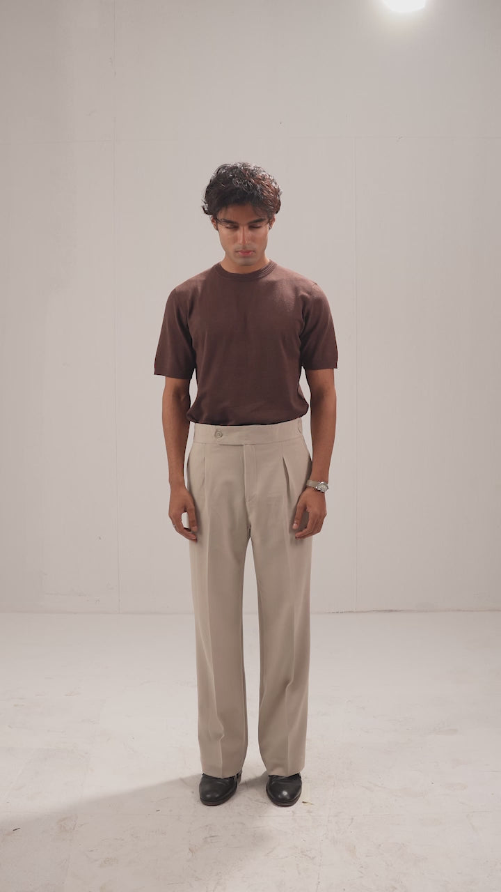 Drift | Coffee Knit Tee
