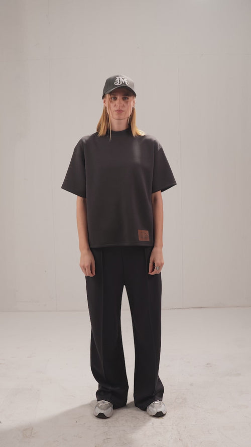 Foestone | Grey Boxy Scuba Tee