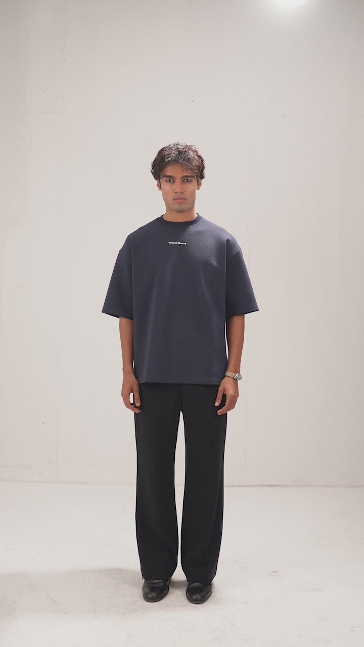 Rook | Navy Boxy Scuba Tee