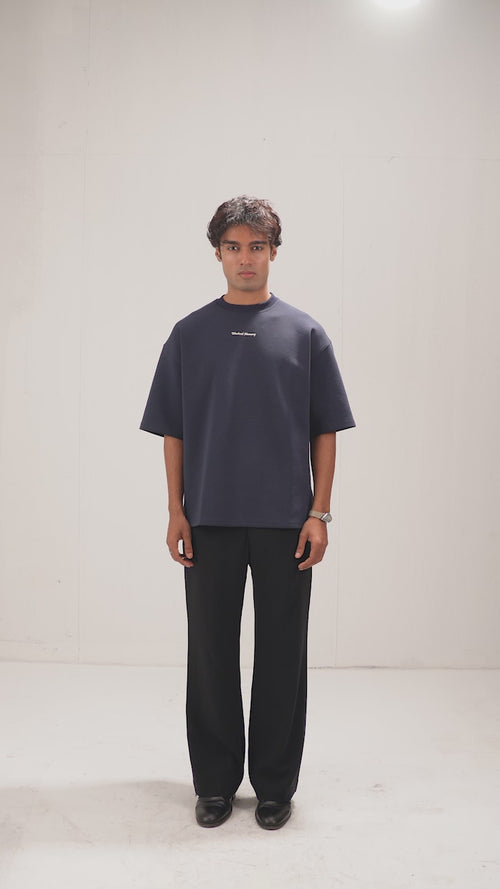 Rook | Navy Boxy Scuba Tee