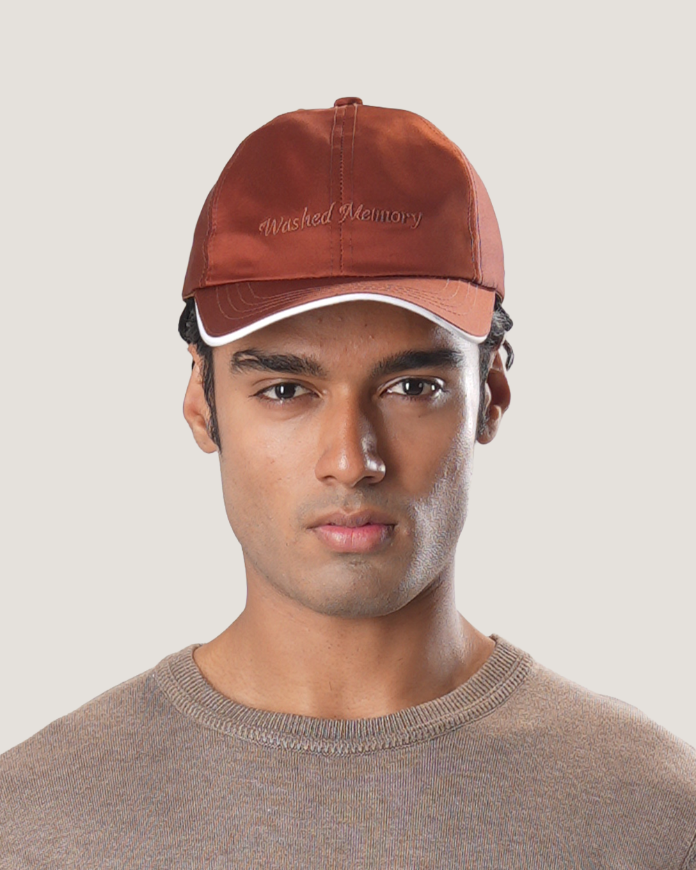 Crimson | Dark Red Suede Cap