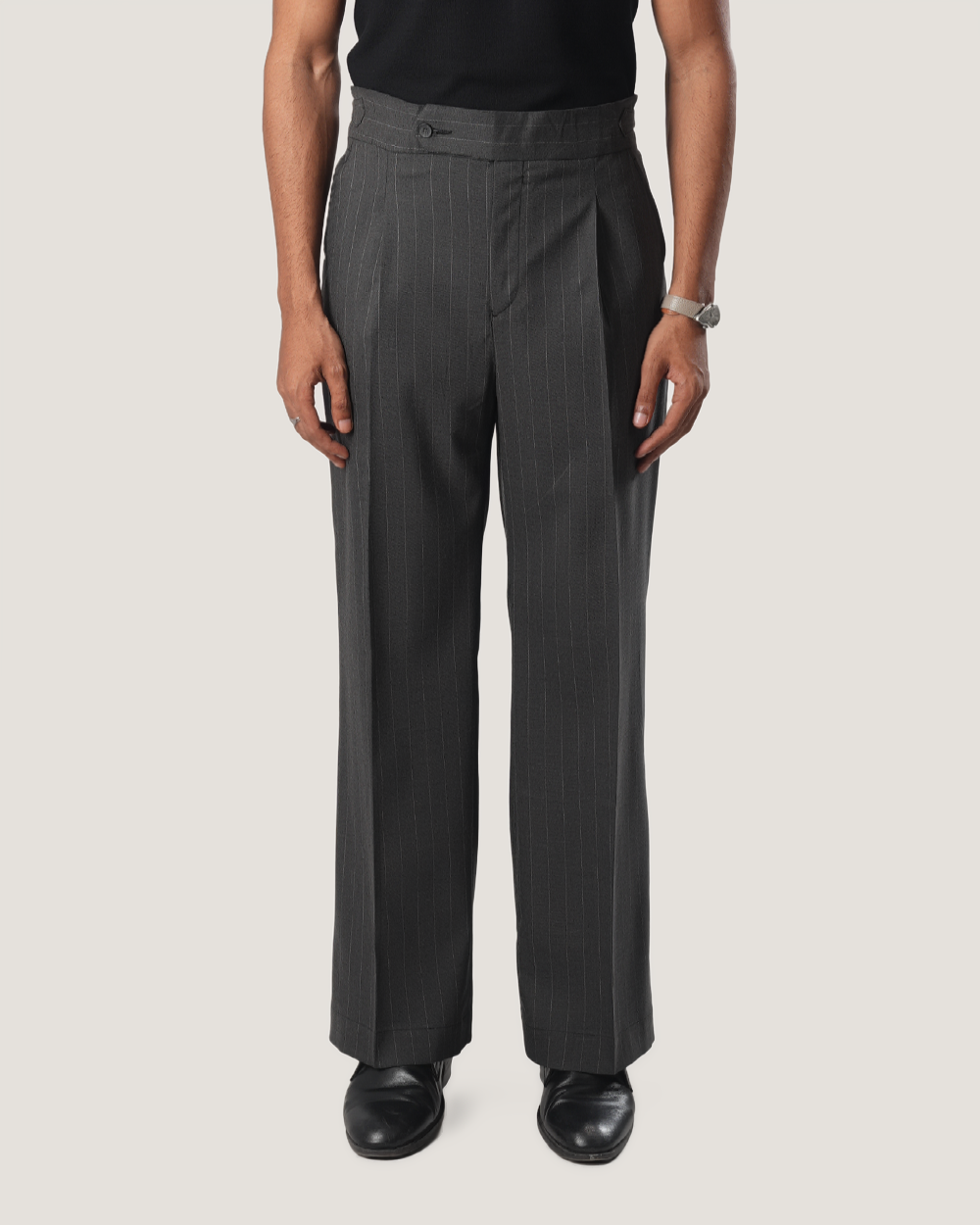 Line | Grey Pinstripe Trouser