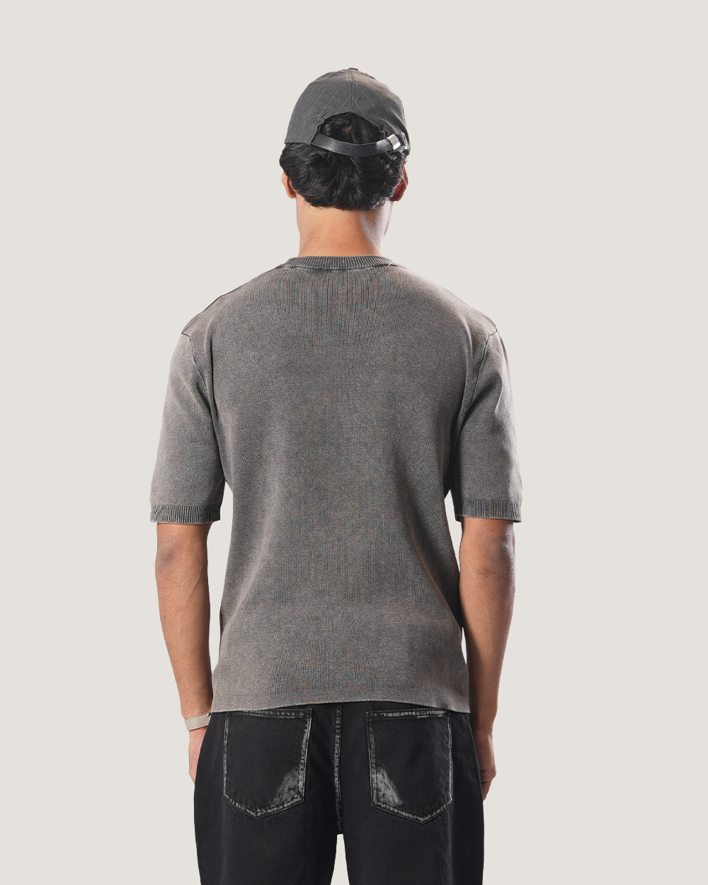 Sable _ Ash Wash Knit Tee E