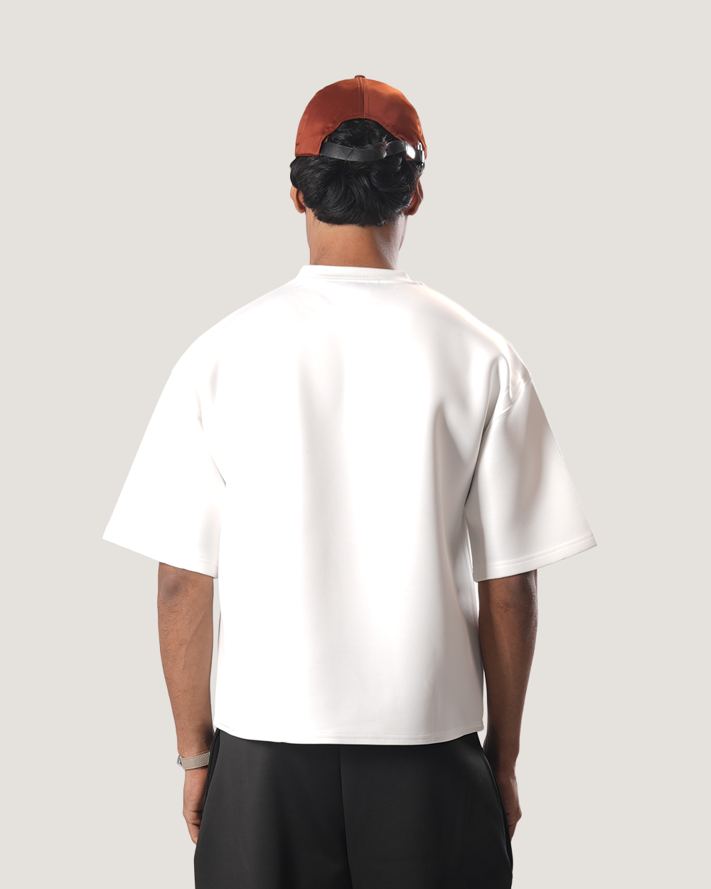 Shift _ Cropped White Tee B